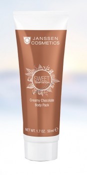 Janssen Creamy Chocolate Body Pack(Корректирующее кремовое обертывание Шоколад), 50 мл