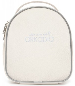 (Косметичка с ручкой бежевая)