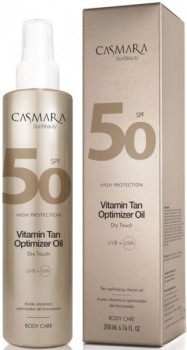 Casmara Vitamin Tan Optimizer Oil (Защитное масло с витаминами для тела SPF 50), 200 мл