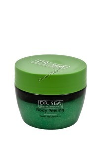 Dr. Sea Body peeling Green (Ароматический пилинг для тела с экстрактом зеленого чая и маслом герани), 350 мл