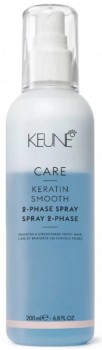 Keune Care Keratin Smooth 2 Phase Spray (Двухфазный кондиционер-спрей «Кератиновый комплекс»), 200 мл