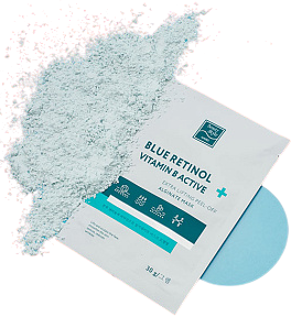 Blue Retinol + Vitamin B Active Mask (Альгинатная лифтинг-маска), 10 шт x 30 гр