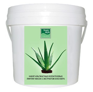 Beauty style Alginate collagen mask with aloe vera extract (Моделир. коллагеновая лифтинг-маска с экстр. Алоэ Вера)