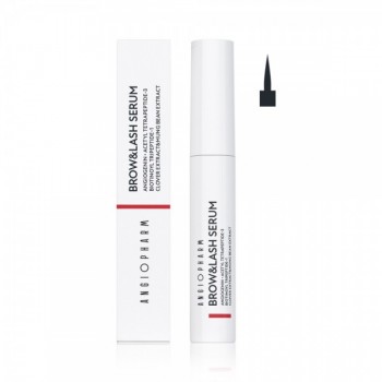 Ангиофарм Brow&Lash Serum (Сыворотка для роста ресниц и бровей кисточка), 6 мл