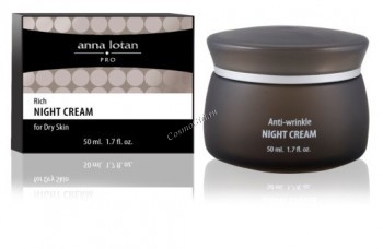 Anna Lotan Pro Rich night cream anti-wrinkle (Богатый ночной крем для сухой кожи), 50 мл