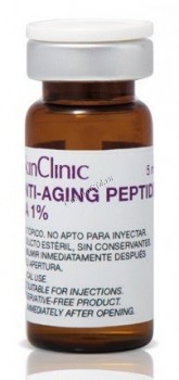 Skin Clinic Antiaging peptide ha 1% (Омолаживающий коктейль-концентрат с пептидами), 5 шт x 5 мл