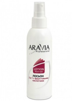 Aravia Лосьон 2 в 1 против вросших волос и для замедления роста волос с фруктовыми кислотами, 150 мл