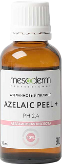 Mesoderm Azelaic Peel+ (Азелаиновый пилинг с салициловой кислотой и АНА - РНА комплексом), 30 мл