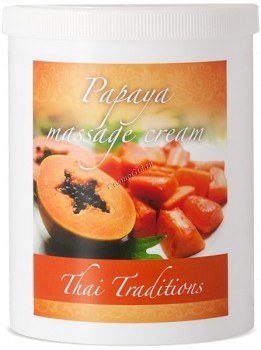 Thai Traditions Papaya Massage Cream (Массажный крем Папайя), 1000 мл