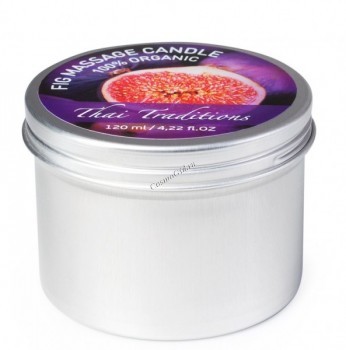 Thai Traditions Fig Massage Candle (Массажная свеча Инжир), 120 мл