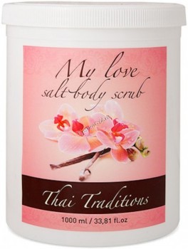 Thai Traditions My Love Salt Body Scrub (Соляной скраб для тела Любовь Моя), 1000 мл