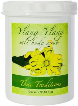 Thai Traditions Ylang-Ylang Salt Body Scrub (Соляной скраб для тела Иланг-Иланг), 1000 мл