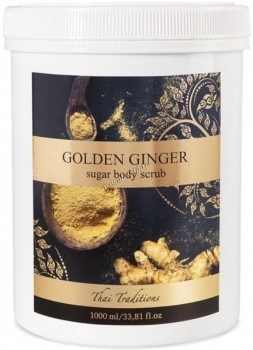 Thai Traditions Golden Ginger Sugar Body Scrub (Скраб для тела сахарный Золотой Имбирь), 1000 мл