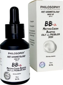 Philosophy Art Dermatology BB + Zinc Matting Cream Adapter (BB-крем матирующий с цинком), 30 мл