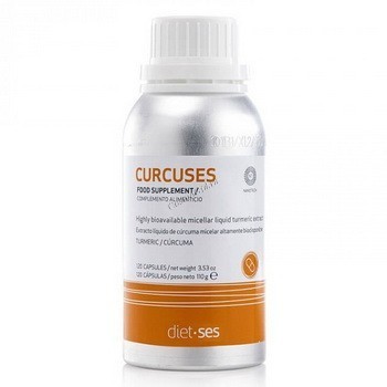 Sesderma Curcuses food supplement (Бад к пище «Куркусес»), 120 капсул.