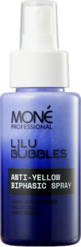 Mone Professional Lilu Bubbles Аnty-yellow Biphasic Spray (Бифазный кондиционер для нейтрализации желтизны), 100 мл