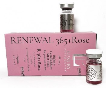 Philosophy Biphasic Centella & Rose Med Peel Renewal 365 + Rose (Двухфазный пилинг для куперозной кожи с розой и центеллой азиатской), 2*7 мл.