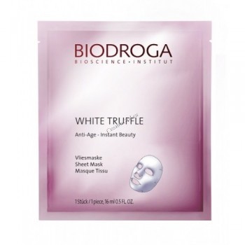 Biodroga Vliesmaske Anti-age "White Truffle" (Антивозрастная флисовая маска моментального действия "Белый трюфель"), 16 мл.