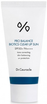 Dr.Ceuracle Pro Balance Biotics Clear Up Sun SPF50+ PA++++ (Солнцезащитный крем с пробиотиками), 50 мл