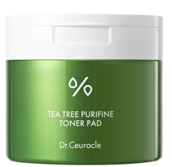 Dr.Ceuracle Tea Tree Purifine Toner Pad (Успокаивающие тонер-пэды с чайным деревом), 160 мл