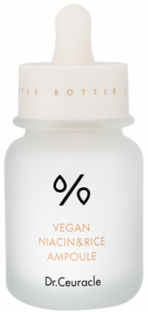Dr.Ceuracle Vegan Niacin and Rice Ampoule (Веганская ампула с ниацинамидом и экстрактом риса), 30 мл