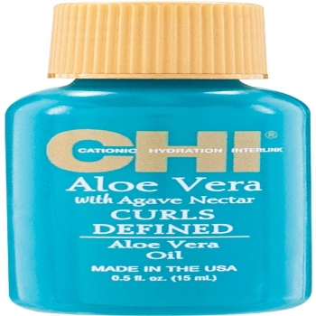 CHI Aloe Vera With Agave Nectar Curls Defined Oil (Масло для волос с экстрактом алоэ вера)