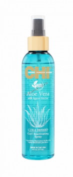 CHI Aloe Vera with Agave Nectar Curl Reactivating spray (Спрей для вьющихся волос), 177 мл