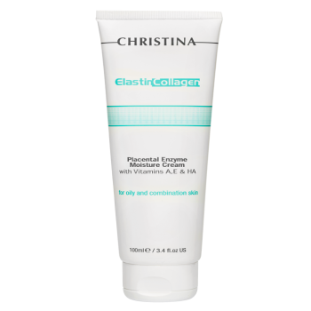 Christina Elastin Collagen Placental Enzyme Moisture Cream (Увлажняющий крем для жирной и комбинированной кожи)