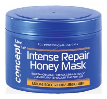 Concept Intense repair honey masque (Маска восстанавливающая с медом для сухих и поврежденных волос), 500 мл