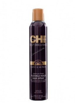 CHI Deep Brilliance Optimum Finish Flexible Hold Hair spray (Лак для волос эластичной фиксации), 284 гр