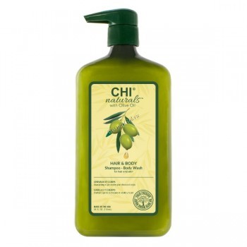 CHI Olive Organics Hair and Body Shampoo Body Wash (Шампунь для волос и тела), 340 мл
