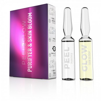 Peel2Glow Purifyer & Skin Bloom (Набор для домашней процедуры эксфолиации «Цветущий вид»), 1 процедура