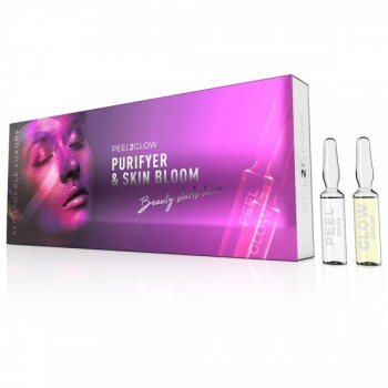 Peel2Glow Purifyer & Skin Bloom (Набор для домашней процедуры эксфолиации «Цветущий вид»), 5 процедур