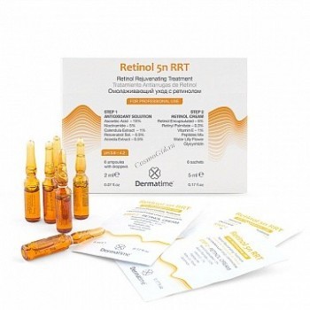 Dermatime Retinol 5n RRT Программа с ретинолом, 6 амп. по 2 мл + 6 саше по 5 мл