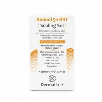 Dermatime Набор 5n RRT для запечатывания химических пилингов, 6 саше по 5мл