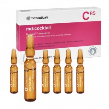 MD:Ceuticals cocktail RosalacSens Neutralazer (Ампулы для проблемной , чувствительной и склонной к розацеа кожи), упаковка 5 ампул по 2 мл