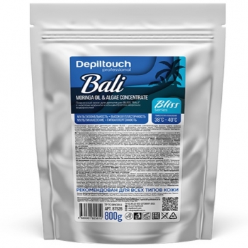 Depiltouch Professional Bliss Bali Wax (Полимерный пленочный воск Bali Bliss с маслом моринги и концентратом морских водорослей)