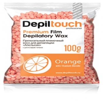 Depiltouch Professional Orange Premium Wax (Полимерный премиальный пленочный воск Orange)