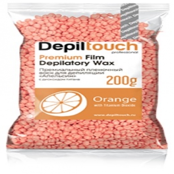 Depiltouch Professional Orange Premium Wax (Полимерный премиальный пленочный воск Orange)