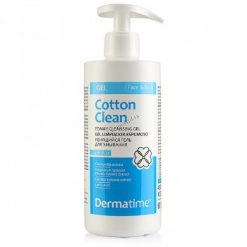 Dermatime CottonClean Foamy Cleansing Gel Пенящийся гель для умывания, 400 мл