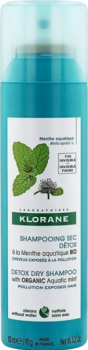 Klorane Shampoo (Детокс сухой шампунь с экстрактом водной мяты), 150 мл