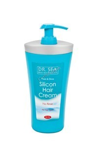 Dr. Sea Moist&shine silicon hair cream (Увлажняющий крем для волос с силиконом, придающий блеск, не требующий смывания), 350 мл.