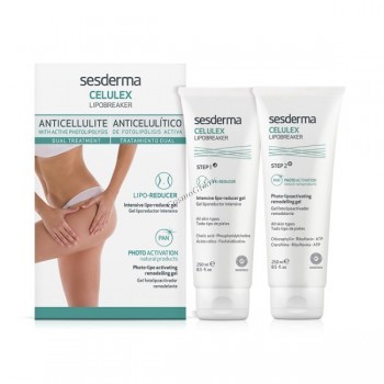 Sesderma Celulex Lipobreaker step 1 + step 2 (Система липолитического действия шаг 1 + шаг 2), 2 шт. по 250 мл