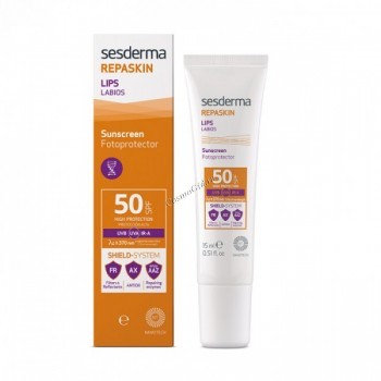 Sesderma Repaskin Lips SPF 50 (Средство для губ солнцезащитное СЗФ 50), 15 мл
