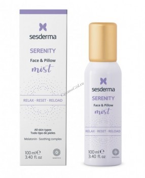 Sesderma Serenity Face & Pillow mist (Спрей-мист ночной для лица), 100 мл 