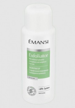 Emansi Эксфолиатор для кожи лица с гидрофильными микросферами и унисферами из целлюлозы, 250 мл