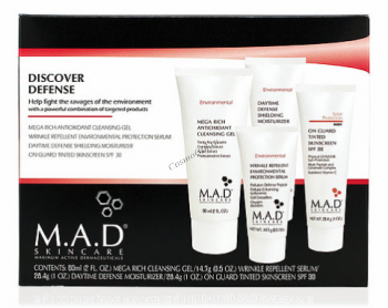 M.A.D Skincare Environmental Discovery Kit (Дорожный набор препаратов для восстановления и защиты кожи), 4 шт