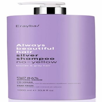 Erayba Abh silver shampoo no-yellow (Шампунь тонирующий с фиолетовым пигментом)
