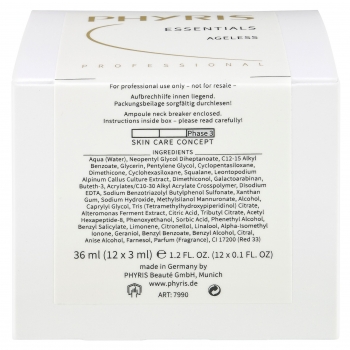 Phyris Essentials Ageless (Ампульный концентрат "Анти-эйдж" с аргилерином)