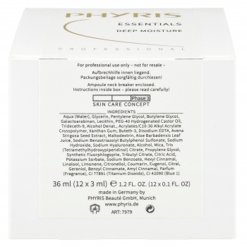 Phyris Essentials Deep Moisture (Ампульный концентрат "Глубокое увлажнение")